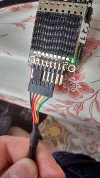 Modem with the provided usb adapter connected