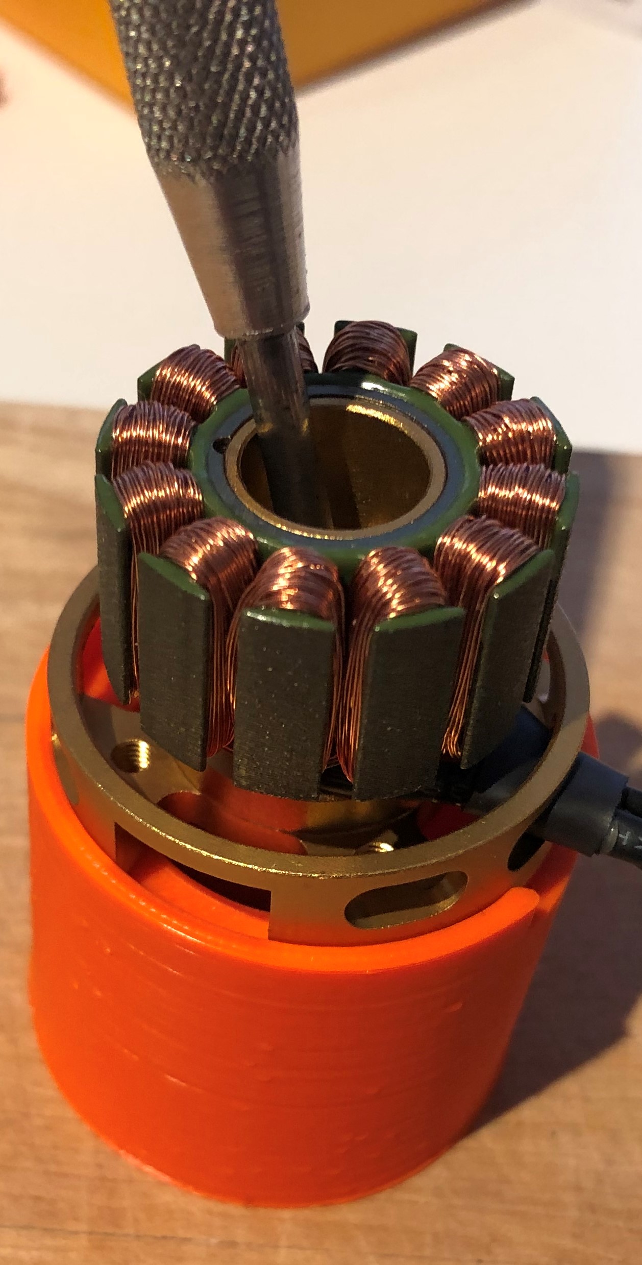 Removing the big bearing