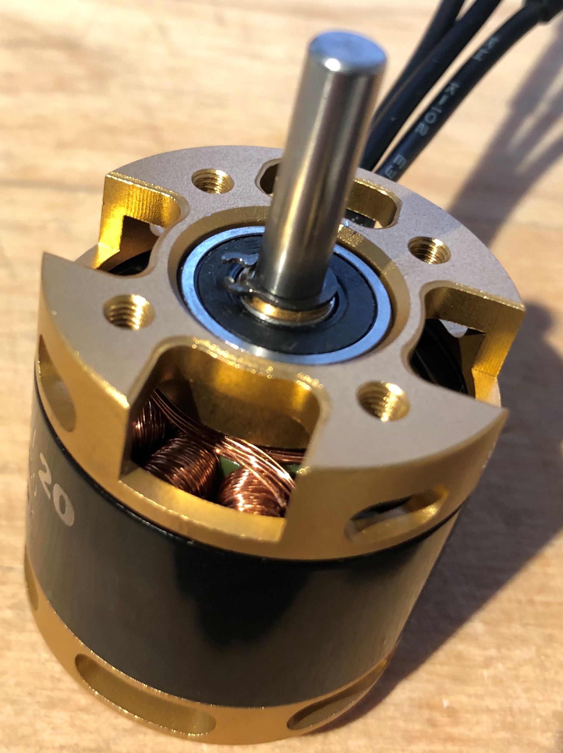 motor with new bearings